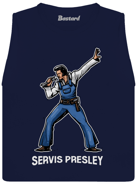 Servis Presley dámske tielko voľné Navy