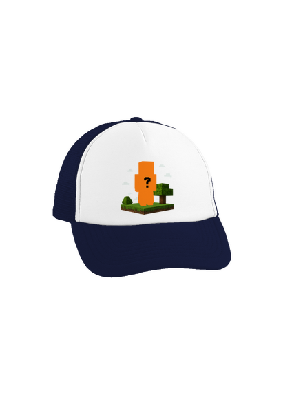 Minecraft z vlastnej fotky šiltovka truckerka French Navy cap