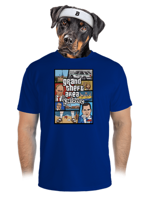 Královec pánske športové tričko Royal Blue Mal