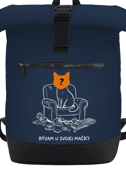 Bývam u svojej mačky batoh French Navy