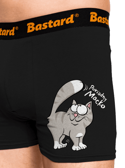 Macko a Micka boxerky Black