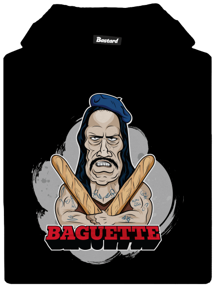 Baguette detská mikina klokanka Black