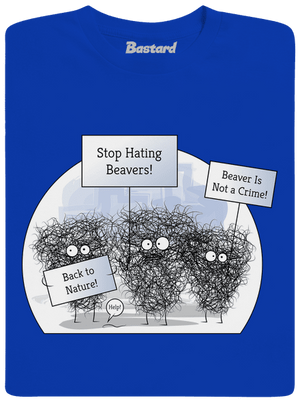 Protest bobrov pánske tričko Royal Blue