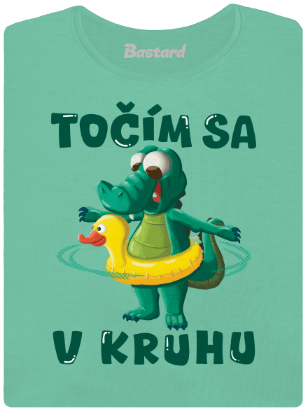 Točím sa v kruhu dámske tričko prémium Mint Mal