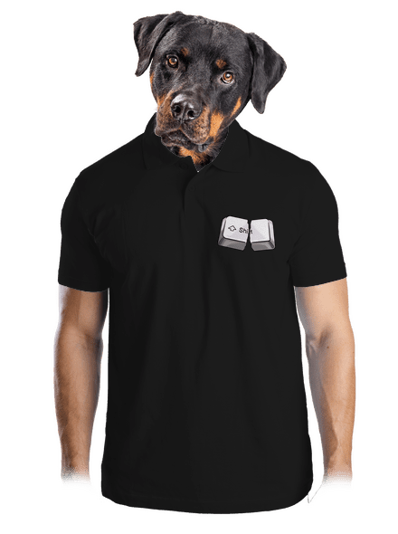 Shift pánska polokošeľa Black