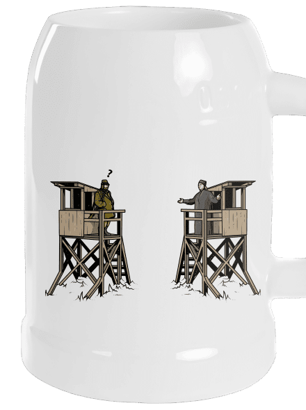 Poľovník a kazateľnica polliter White