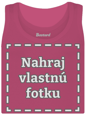 Vlastná potlač dámske tielko klasické Magenta