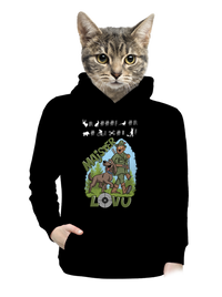 dámska mikina klokanka