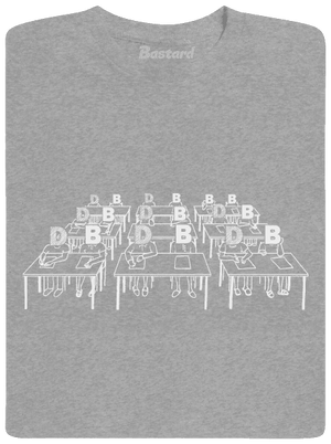 Cimrman: Debil, blbeček pánske tričko Sport Grey