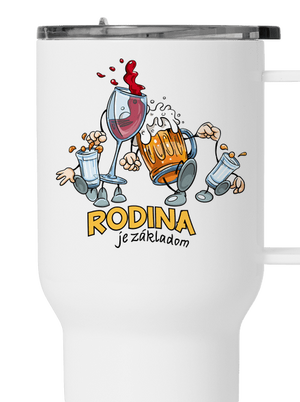 Rodina je základom termohrnček White