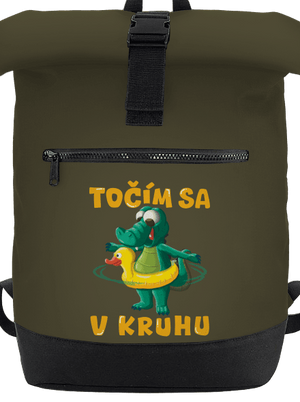 Točím sa v kruhu batoh Military Green