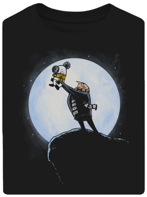 Kráľ mimoňov unisex tričko oversized Black