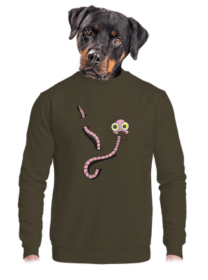 unisex mikina bez kapucne