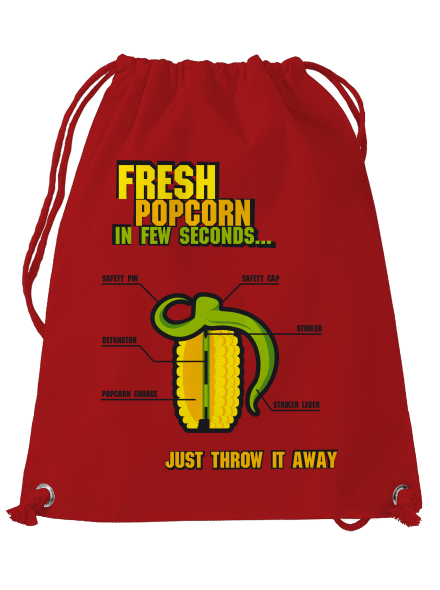 Popcorn grenade vak Red Mal