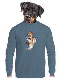 unisex mikina bez kapucne