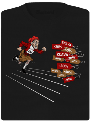 Zľavy! dámske športové tričko Black