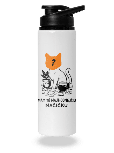 Mám najhodnejšiu mačičku flaša na vodu White
