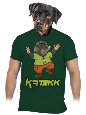 Krtekk pánske tričko Bottle Green