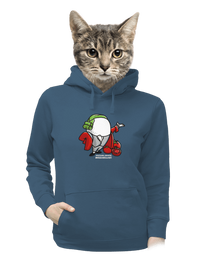 dámska mikina klokanka