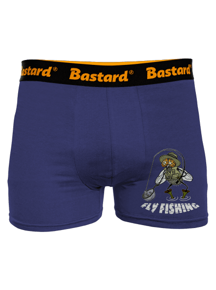 Fly fishing boxerky Blue Navy
