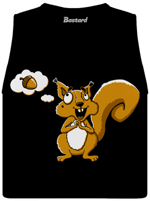 Doba ľadová dámske tielko voľné Black