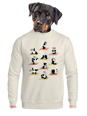 unisex mikina bez kapucne