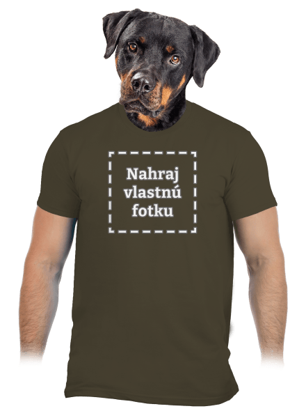 Vlastná potlač pánske tričko Urban Khaki