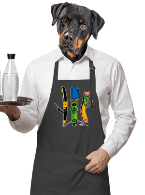 Písací gang zástera Dark Grey