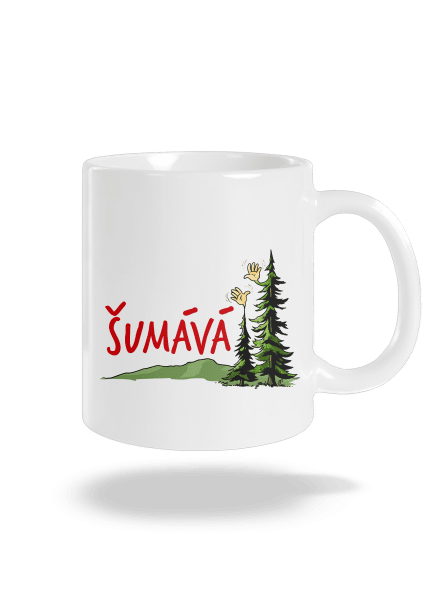 Šumává klasický hrnček White