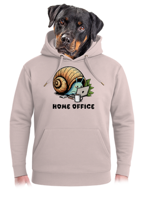 Slimákov home office unisex mikina premium Rose Chalk