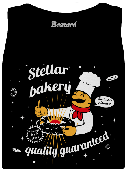 Stellar bakery dámske tielko klasické Black