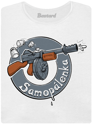 Samopálenka dámske tričko prémium White