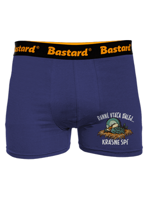 Ranné vtáča spí boxerky Blue Navy