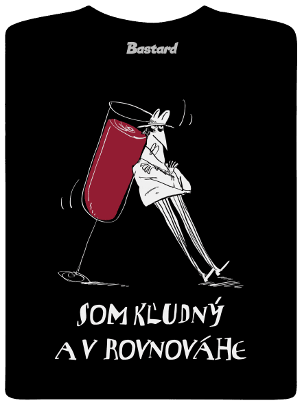 Pokojná rovnováha pánske dlhý rukáv Black