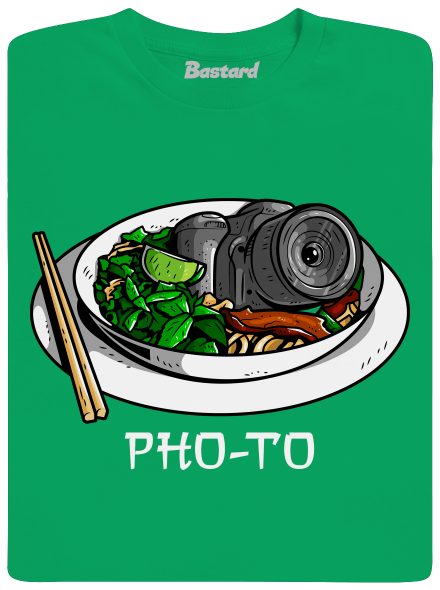 Pho-to pánske tričko Kelly Green