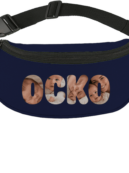 Nápis ocko z vlastných fotiek ľadvinka French Navy