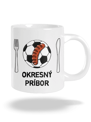 Okresný príbor veľký hrnček White