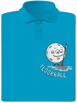 Floorball pánska polokošeľa Blue Atol