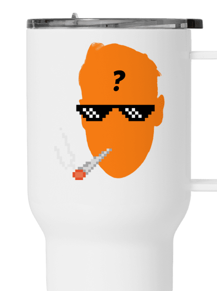 Thug life termohrnček White