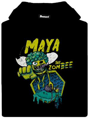 Zombee Maja pánska mikina klokanka Black