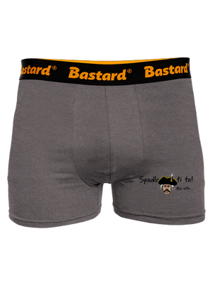 Spadlo ti to boxerky Gray Melange