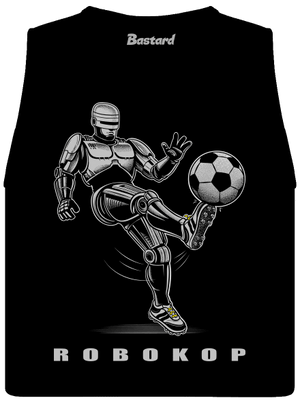 Robokop dámske tielko voľné Black