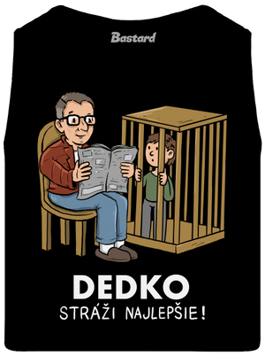 Dedko stráži najlepšie pánske tielko Black