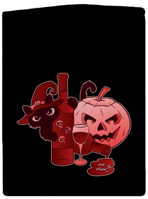 Hello, víno pánska mikina na zips Black