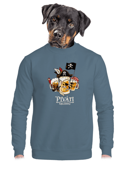 Piváti z Karibiku unisex mikina bez kapucne Nordic Blue