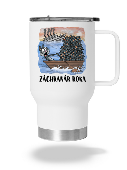 Záchranár roka termohrnček White