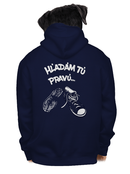 Hľadám tú pravú pánska mikina na zips Navy