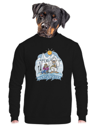 unisex mikina bez kapucne