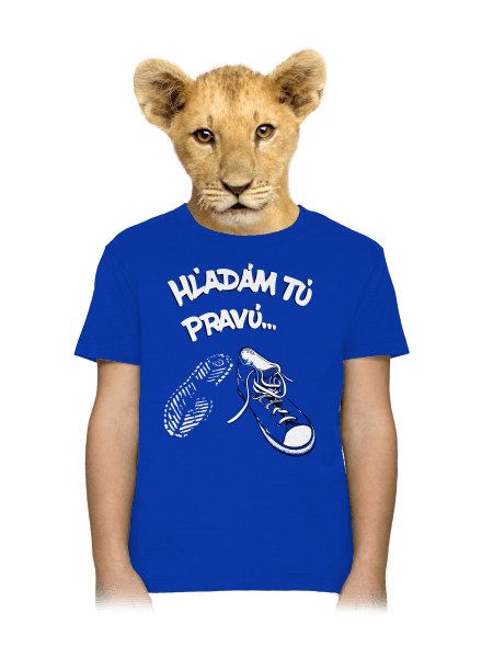 Hľadám tú pravú detské tričko Royal Blue