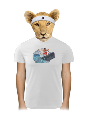 Som surfer detské športové tričko White